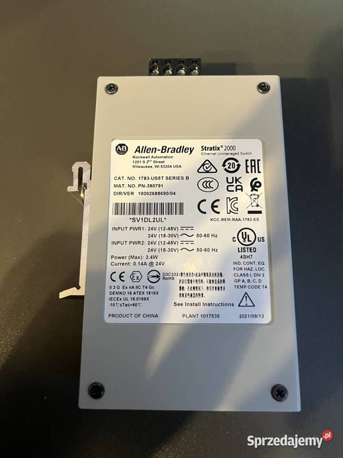 Switch AllenBradley 1783US5T Series B Pozostałe Skierdy sprzedam