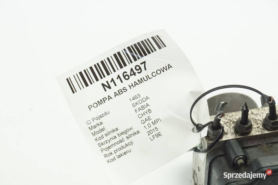 6C0907379K FABIA III POMPA ABS HAMULCOWA Motoryzacja kujawsko-pomorskie Lipno