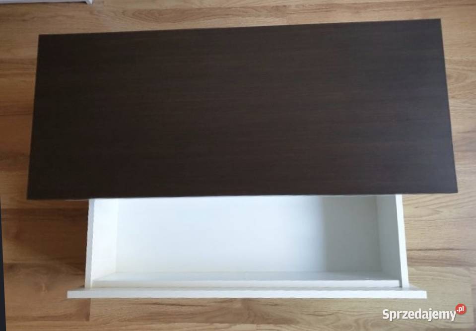 Szafka pod umywalkę łazienkowa biały połysk 98