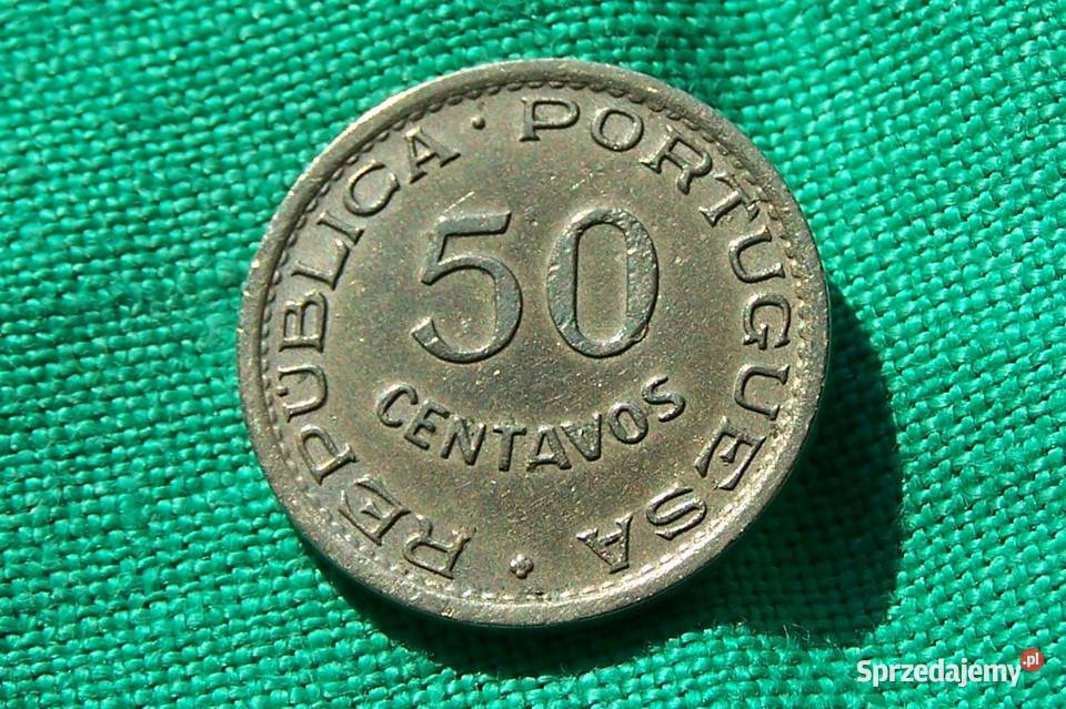 Colonia de Angola 50 centavos 1950 Elbląg