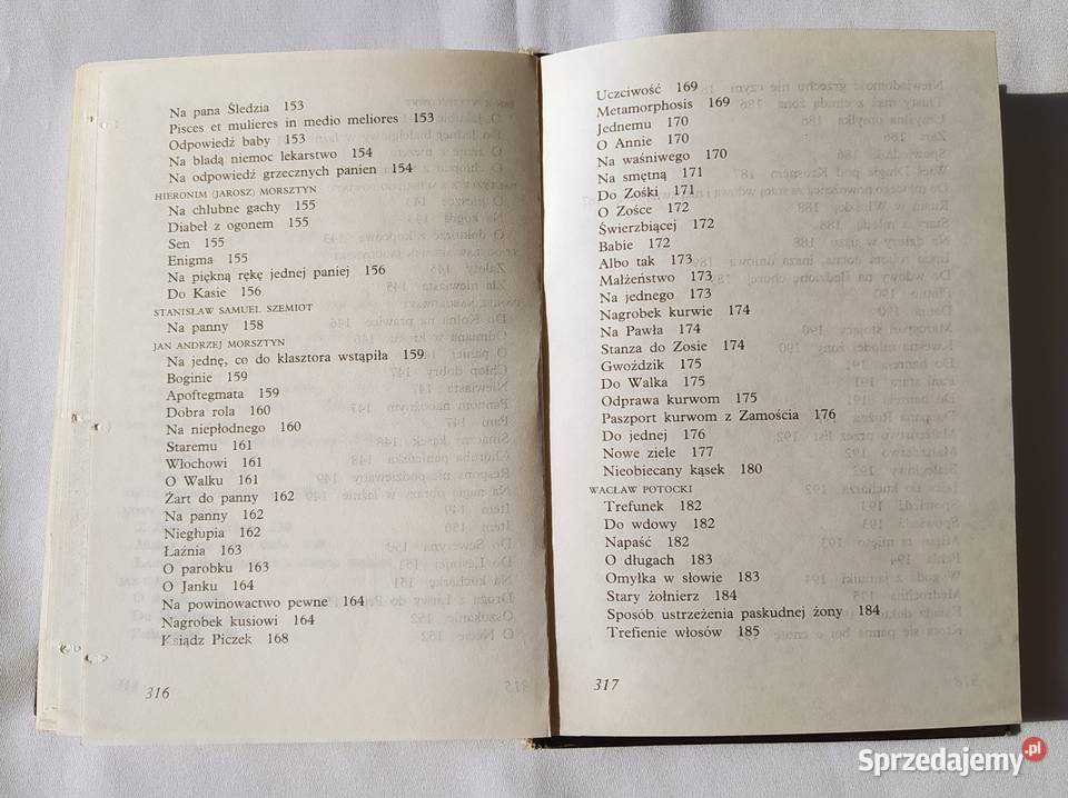 KIEDY MIĘ WENUS PALI staropolskie wiersze twarda Hajnówka