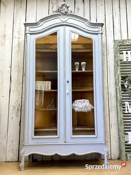 Witryna odnowiona jasno szara biblioteka LUDWIK Kraków sprzedam