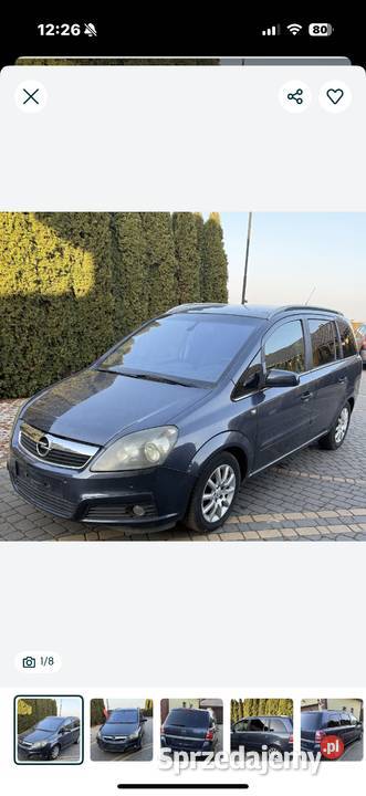 Opel Zafira 19 CDTI 150 nie odpala sprzedam
