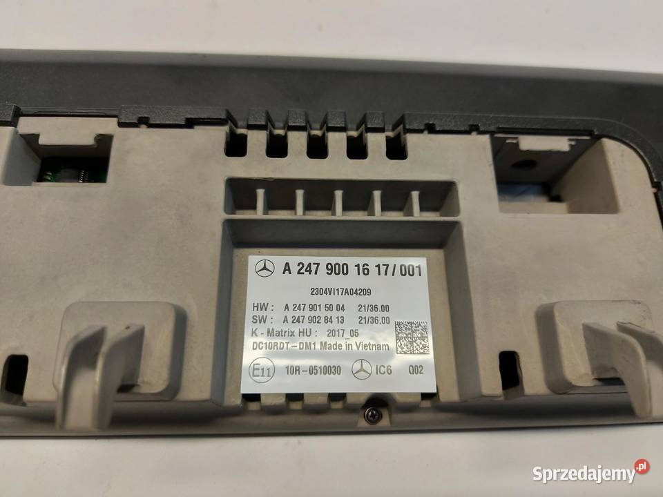 Mercedes EQA 250 W243 EKRAN WYŚWIETLACZ MONITOR