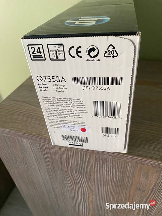 Oryginalny Toner HP Laser Jet 53A Q7553A do zachodniopomorskie Szczecin
