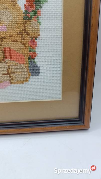 Obraz haft misie z sercem Zamość