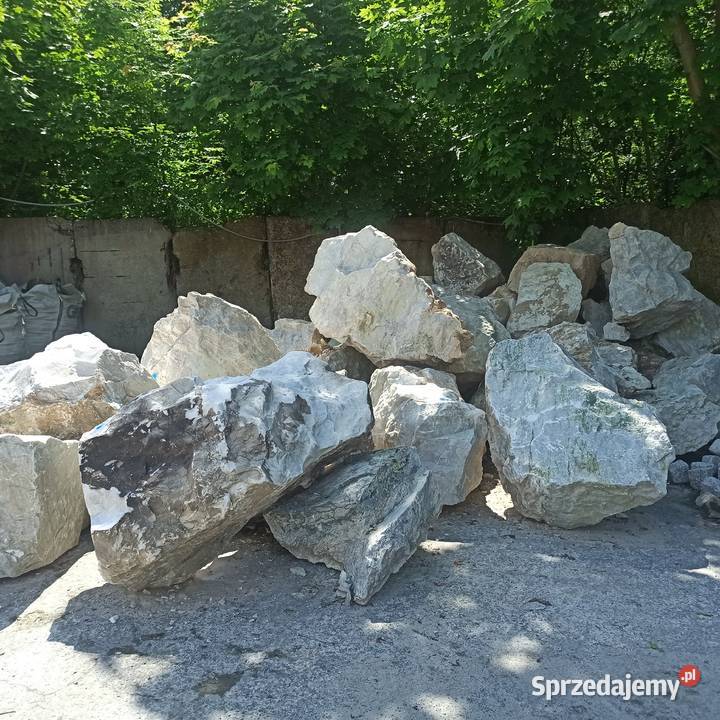 Głaz Pastelowy Jasny kamień duże Głazy Jasne