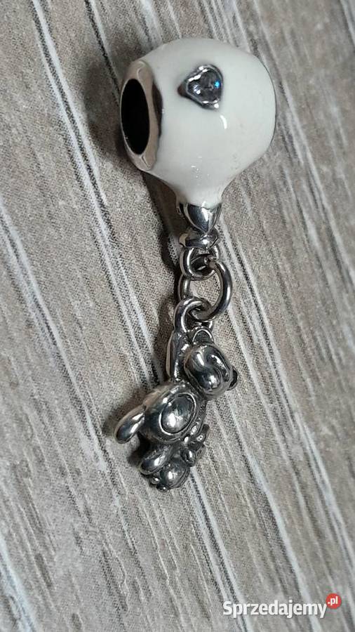 Pandora Charm Moments zawieszka koralik miś posrebrzane Warszawa