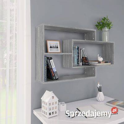 vidaXL Półka ścienna szary dąb sonoma 104x20x585 Warszawa
