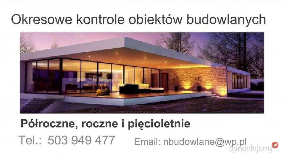 Kosztorysy budowlane kontrole okresowe budynków Rzeczoznawcy budowlani, kosztorysowanie Kraków usługi budowlane