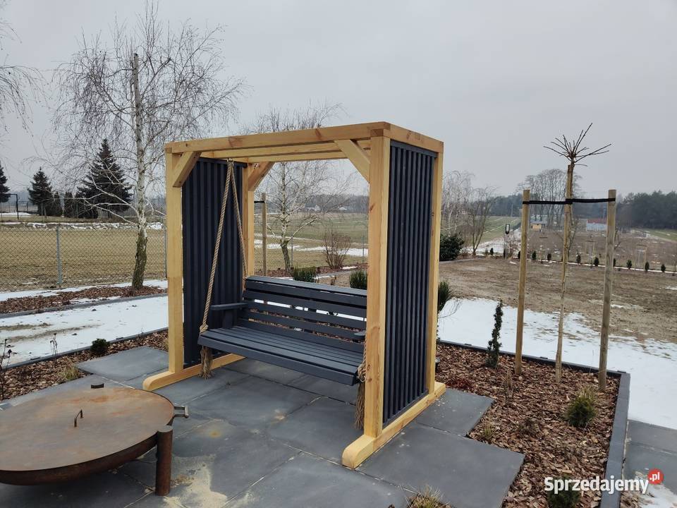 Huśtawka ogrodowa Pergola Drewniana Sieradz