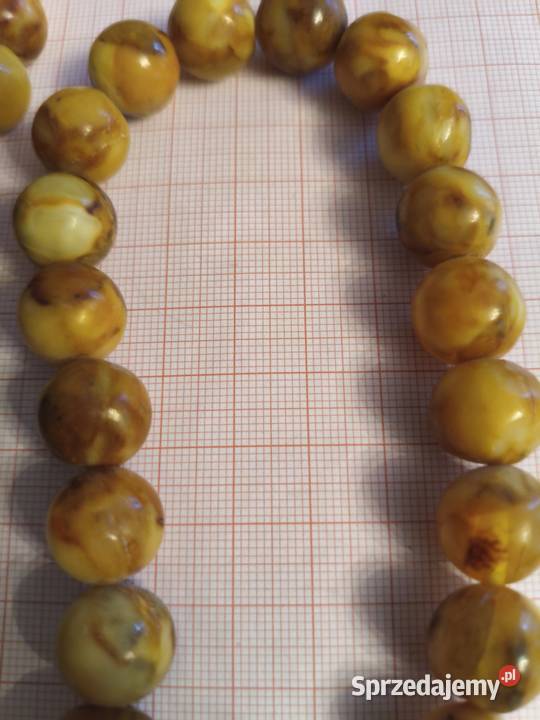 Naszyjnik Bursztyn Vintage podlaskie