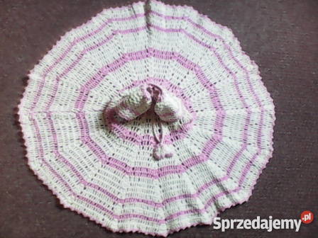 Sukienka szydełkowa na dużą lalkę Pszów