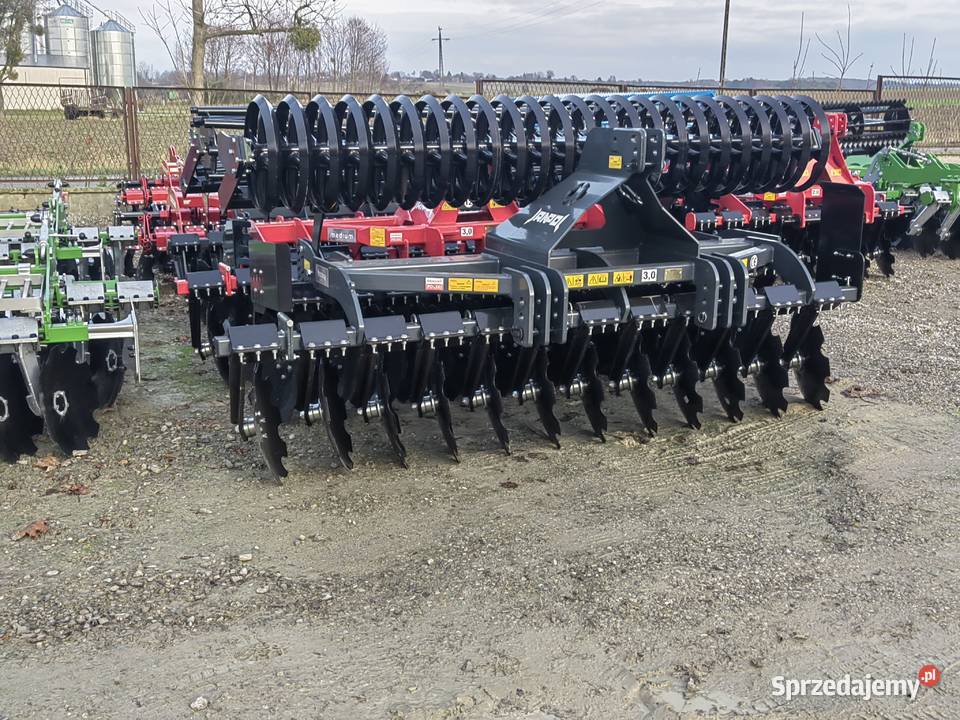 Brona talerzowa JANPOL 3mwał daszkowy nieuszkodzony Żółkiewka-Osada