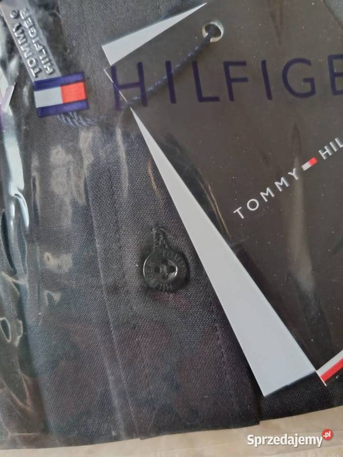 Koszula męska Tommy Hilfiger elegancka granatowa Białystok sprzedam