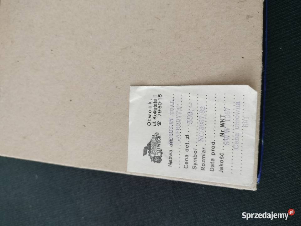 Zestaw toaletowy z PRL Afrodyta Choszczno