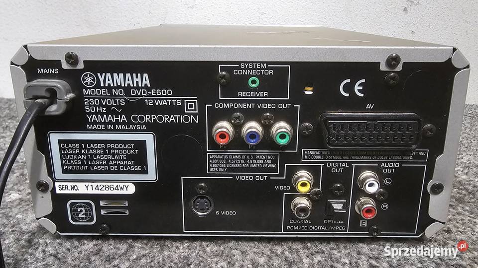 Yamaha DVDE600 PianoCraft pilot wysyłka Kraków