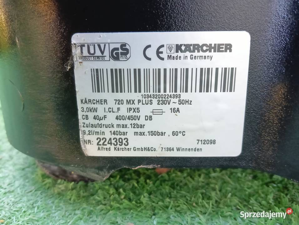 Myjka ciśnieniowa KARCHER K 720 MX Wysyłka Radom sprzedam