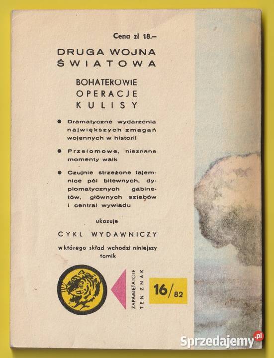 ŻÓŁTY TYGRYS UPADEK CORREGIDORU 1982 Łódź sprzedam