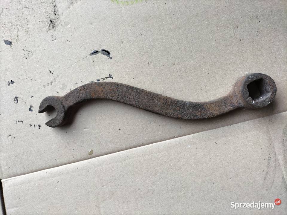 Stary klucz płaski Części samochodowe