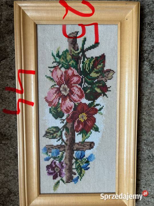Obrazy ręcznie wyszywane natura religia Cewków
