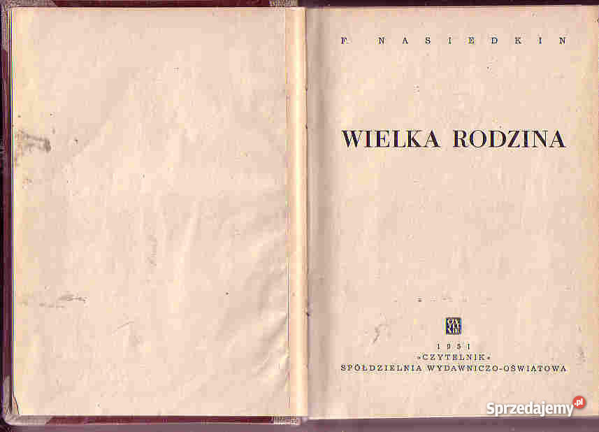 4397 WIELKA RODZINA F NASIEDKIN Proza i poezja Czyrna