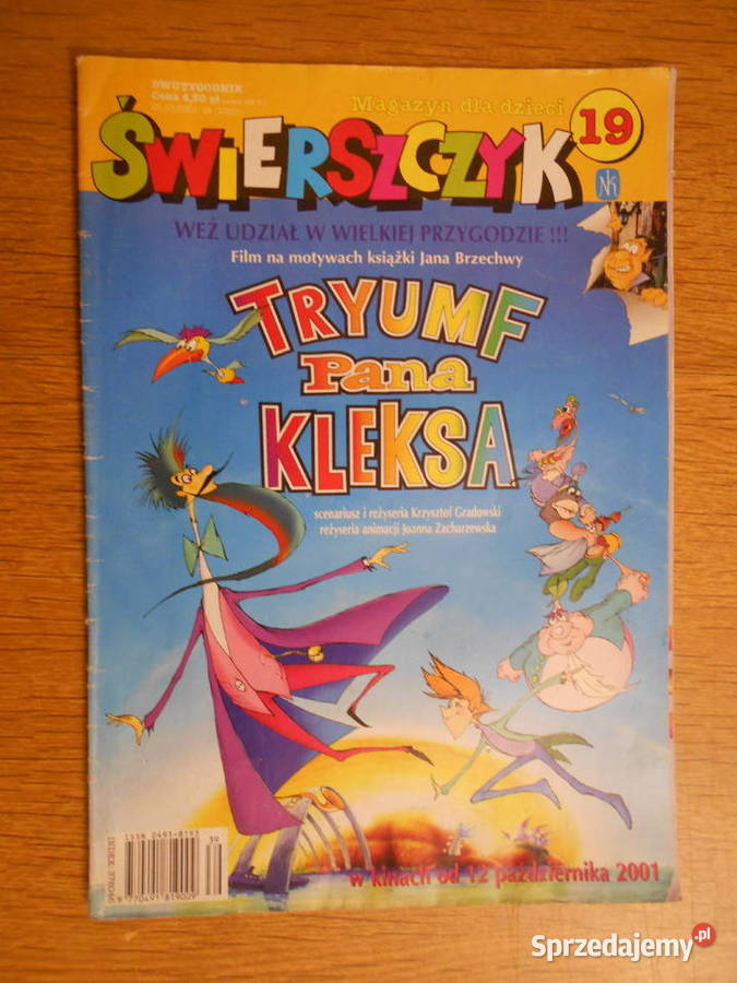 Świerszczyk 19 2550 2001 dwutygodnik Parczew