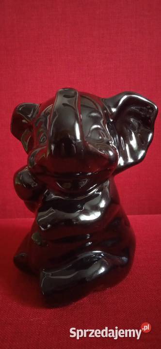 Figurki Słoni z ceramiki Świdnica