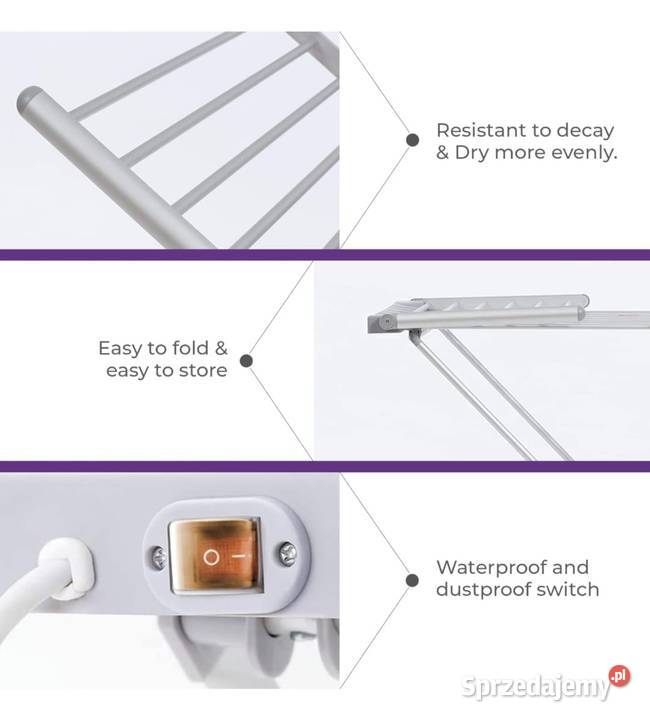 Suszarka elektryczna aluminiowa Bochnia