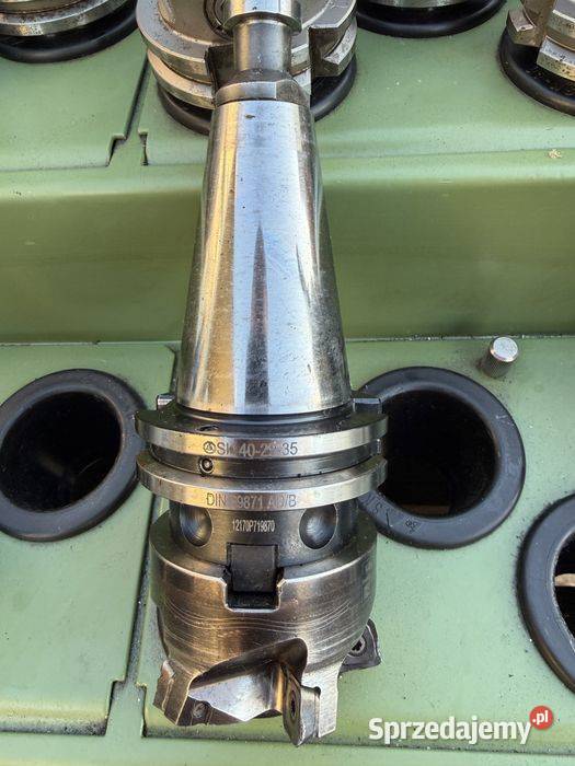 Frez czołowy 63 mm Sandvik z oprawką SK40 DIN Tuliszków