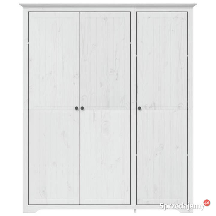 Szafa BODO biała 146x535x173 lite drewno sosnowe Warszawa