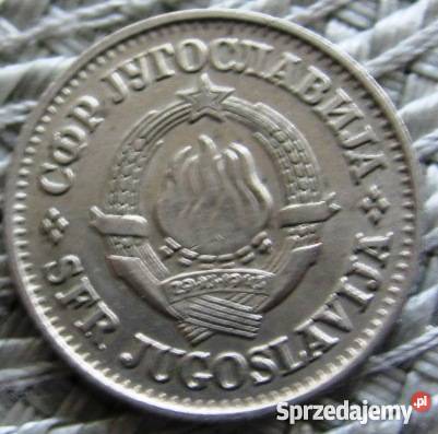 Jugosławia 1 Dinar 1965r i 1968r Kalisz