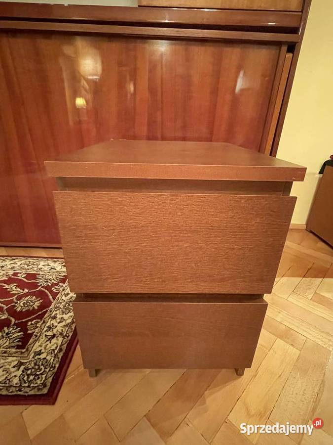 Mała komoda IKEA MALM w kolorze ciemnobrązowym Toruń