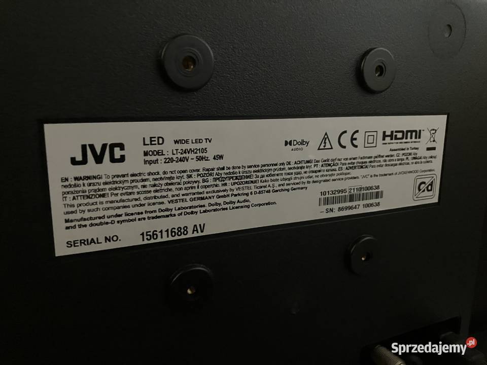 Telewizor JVC 24 Inwałd sprzedam
