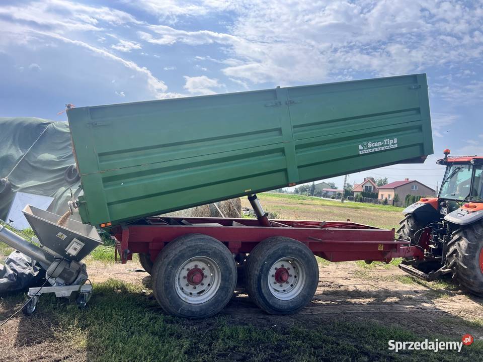 Przyczepa tandem Scan Tip 12 t podwójny wywrot Kutno