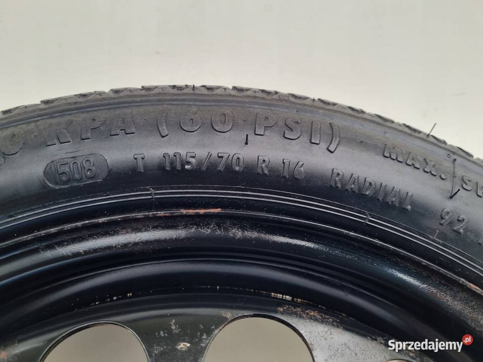KOŁO 11570 R16 ZAPASOWE DOJAZDOWE Opel Vectra C Chełm