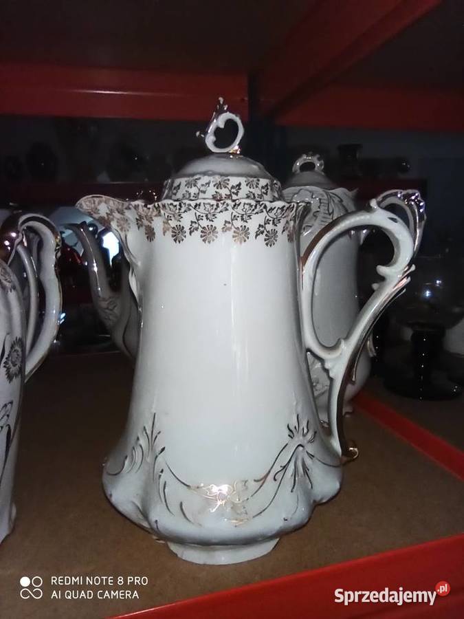 Dzbanek C T Reliefy Do czekolady Syg z lat 1909 pomorskie Gdańsk