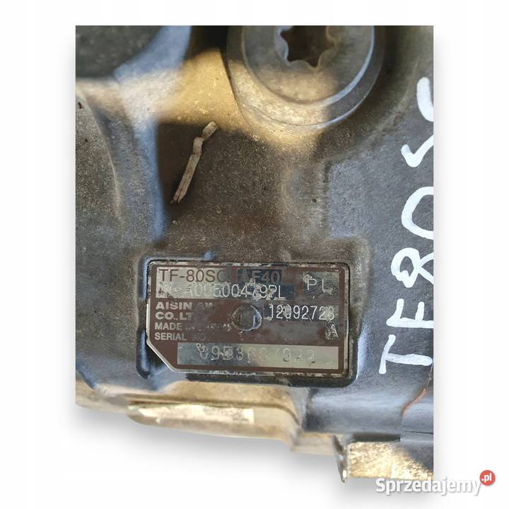 SKRZYNIA BIEGÓW 12992728A Opel Zafira B 19 CDTI Chełm sprzedam