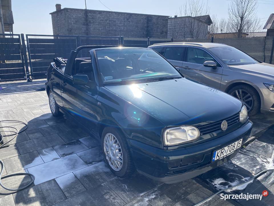 Volkswagen Golf 3 cabrio klima nowy dach Rok produkcji 1995 Golf Pobiednik Wielki