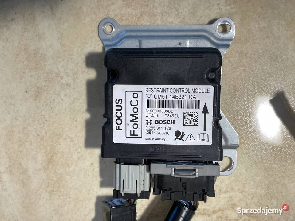 FORD FOCUS MK3 DESKA KONSOLA PODUSZKI PASY osobowe małopolskie Barwałd Dolny