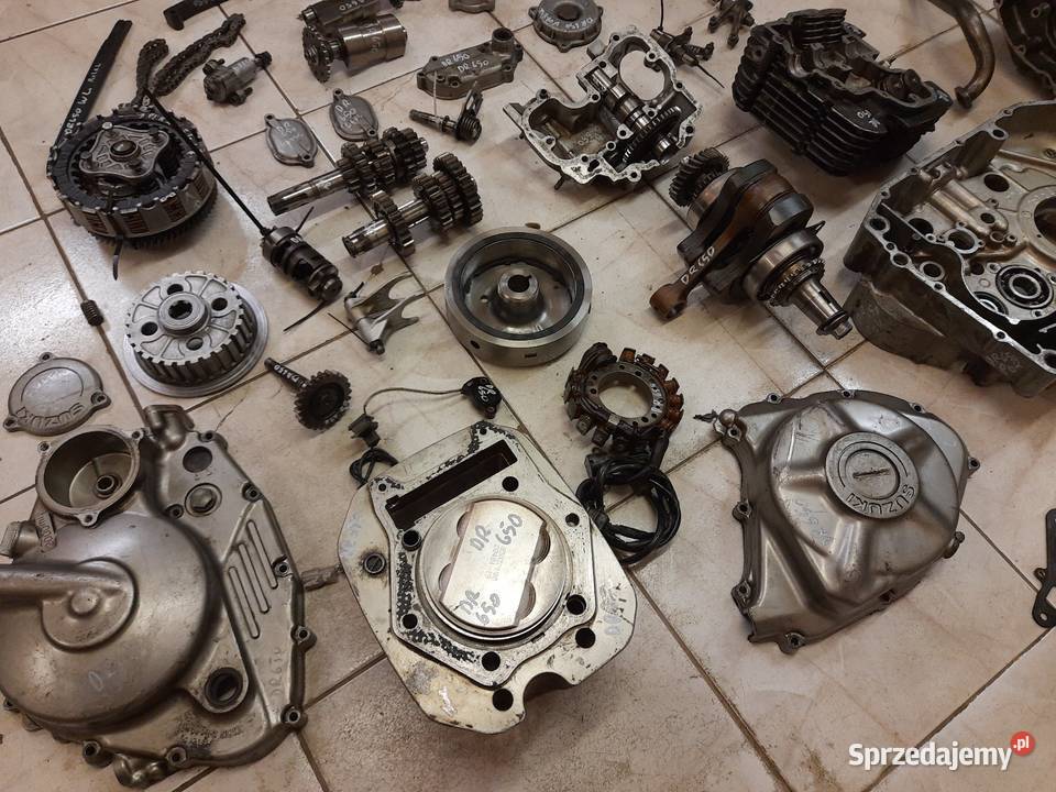 Suzuki DR 650 silnik części dr 650 wał skrzynia Jelenia Góra