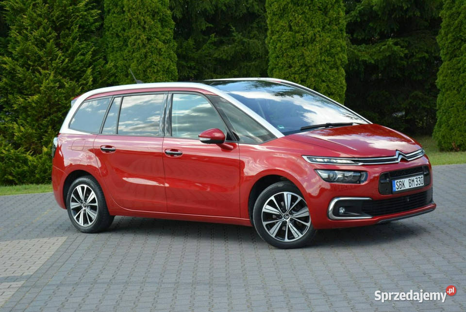Citroen C4 Grand Picasso 7foteli Panorama Masaz łopatki zmiany biegów mazowieckie Ostrów Mazowiecka