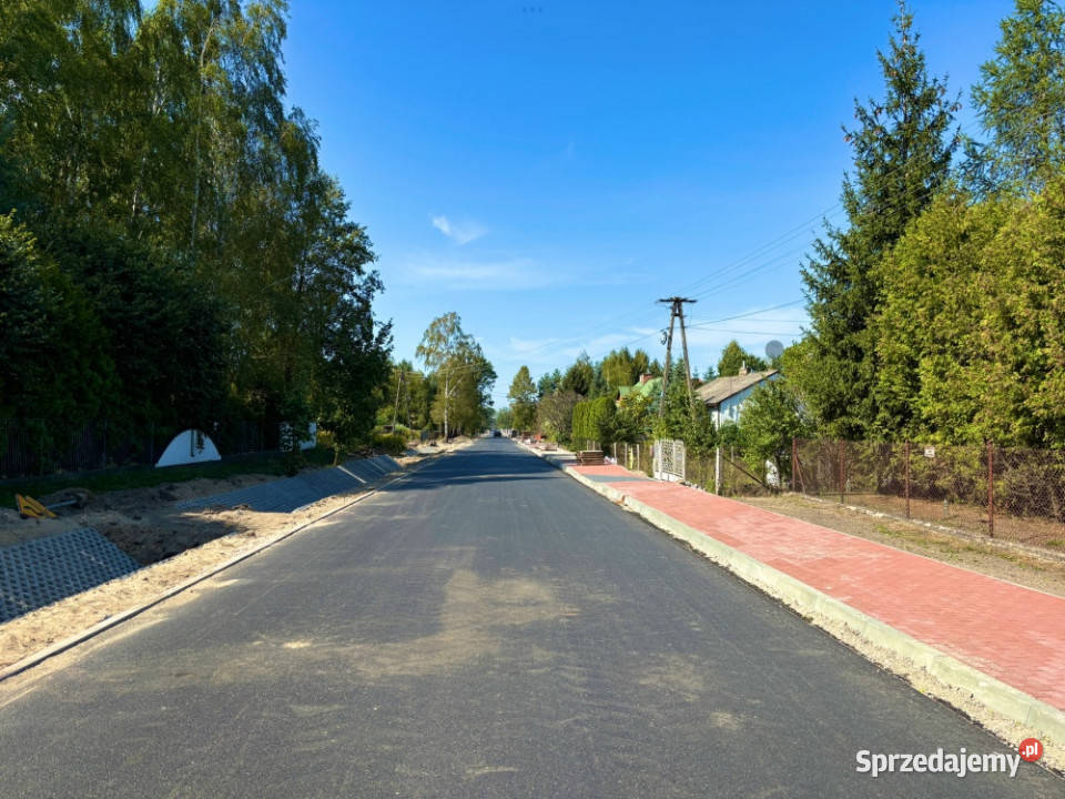 Działka budowlana 45 min od Warszawy 1000m2 (autostr/pociąg)