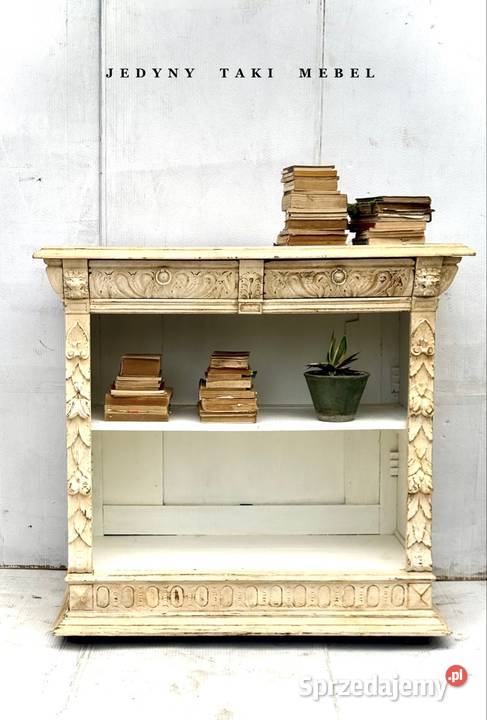 Konsolka vintage shabby chic z dwoma szufladami podkarpackie Przeworsk
