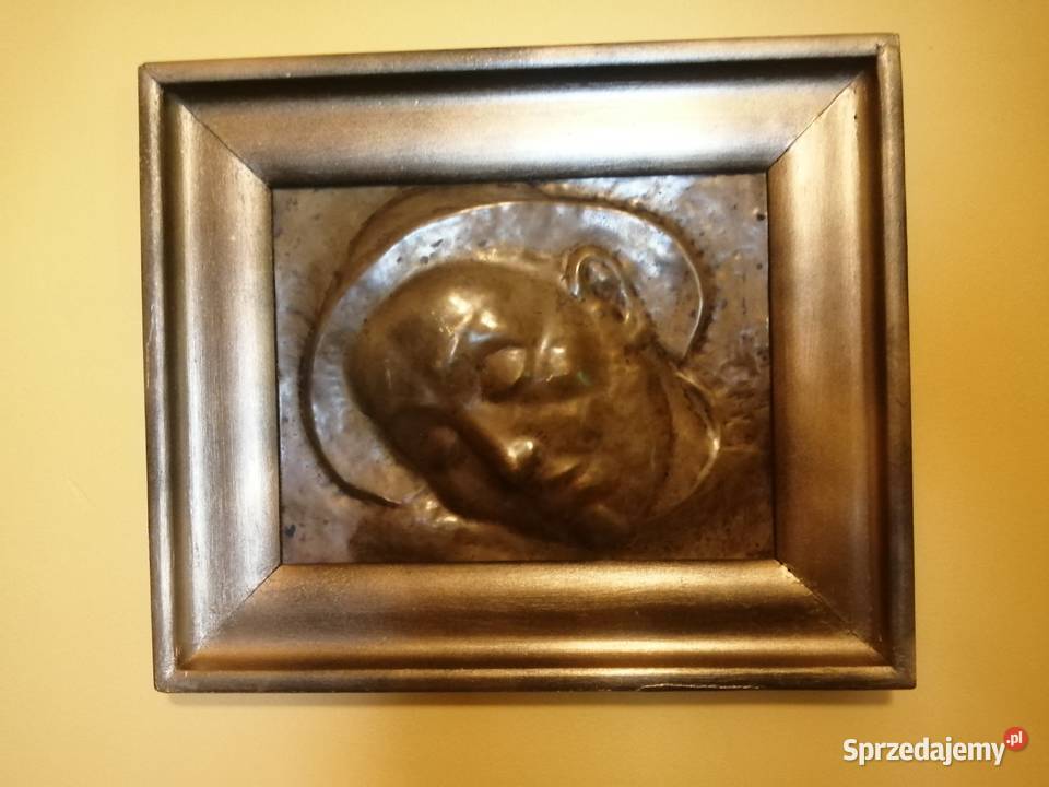 Plakieta z miedzi Śpiący góral łódzkie Łódź