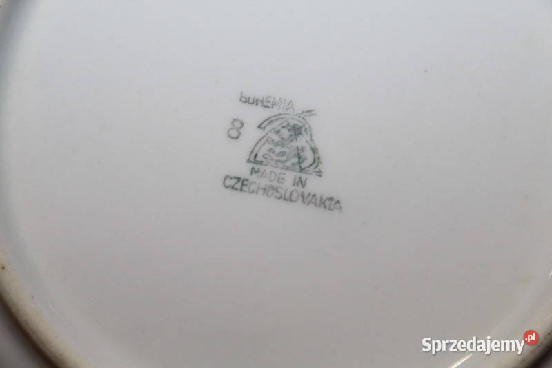 Komplet porcelanowych talerzyków 5 Bohemia 874 zachodniopomorskie Szczecin