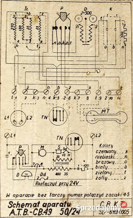 Telefon RWT CB49BE Łódź