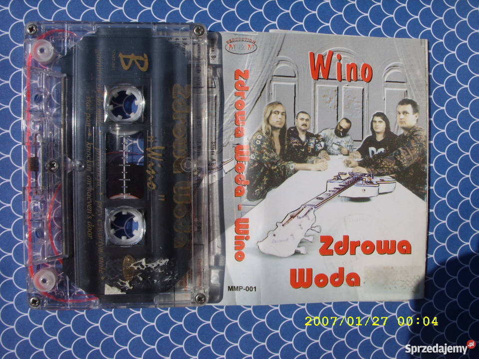 KASETA ZDROWA WODA WINO M M Wołów