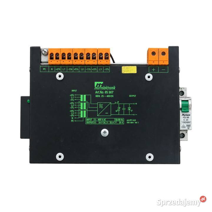 Zasilacz 3x400V AC 24V DC 25A Murrelektronik 85 Kraków