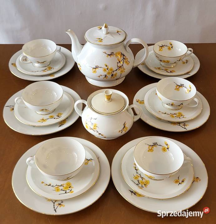 Tettau Bawaria wiekowy serwis do herbaty Szczecin sprzedam
